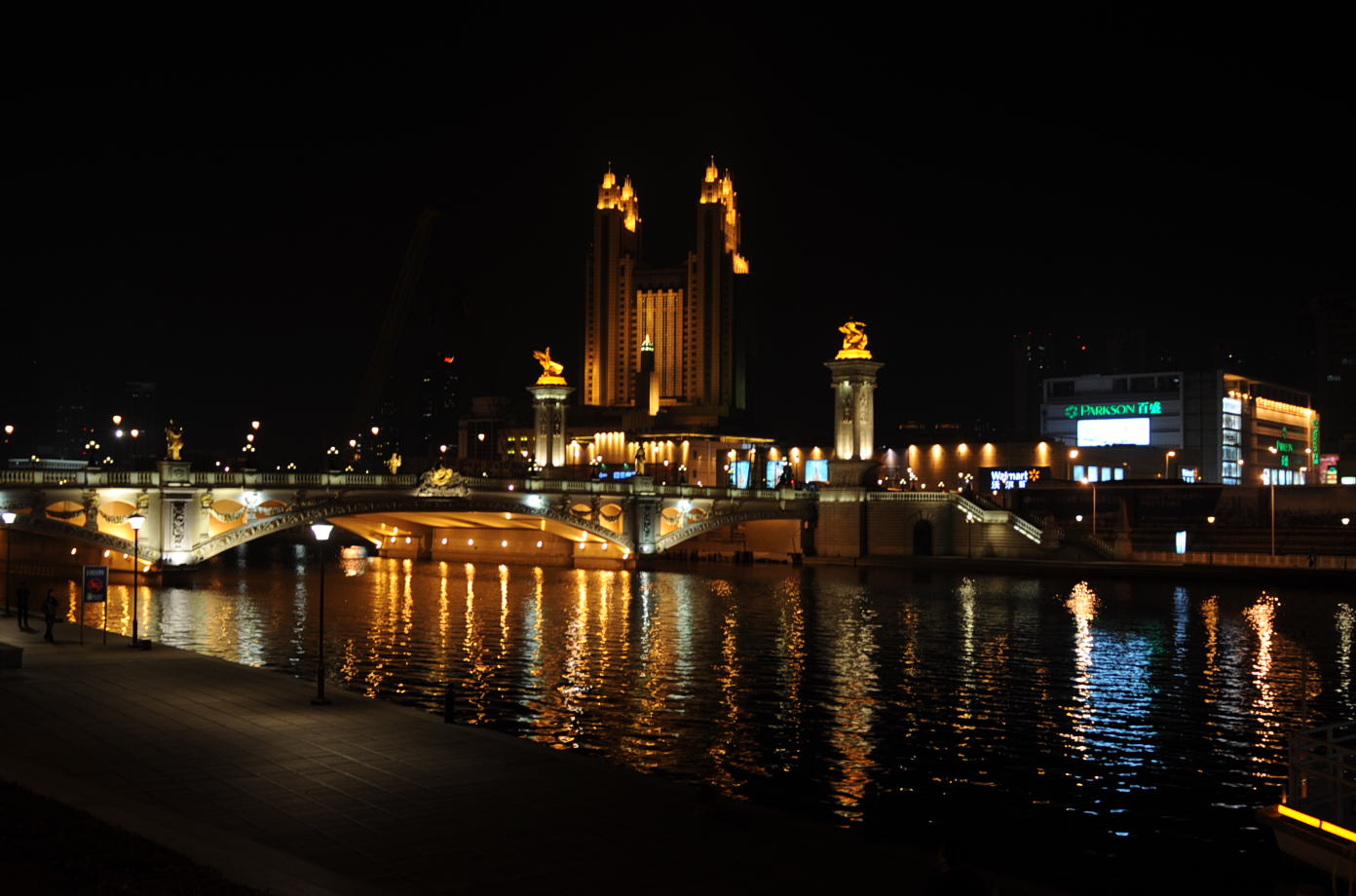 天津滨海夜景