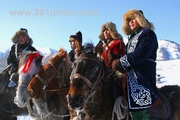 新疆冬季喀纳斯风光