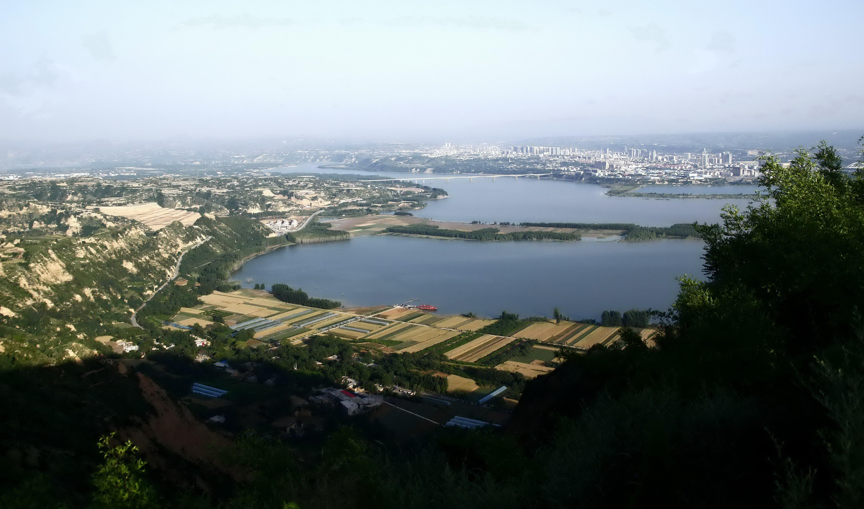 【俯看三灣天鵝湖--大河風光攝影圖片】平陸風光旅遊攝影_天地在我心