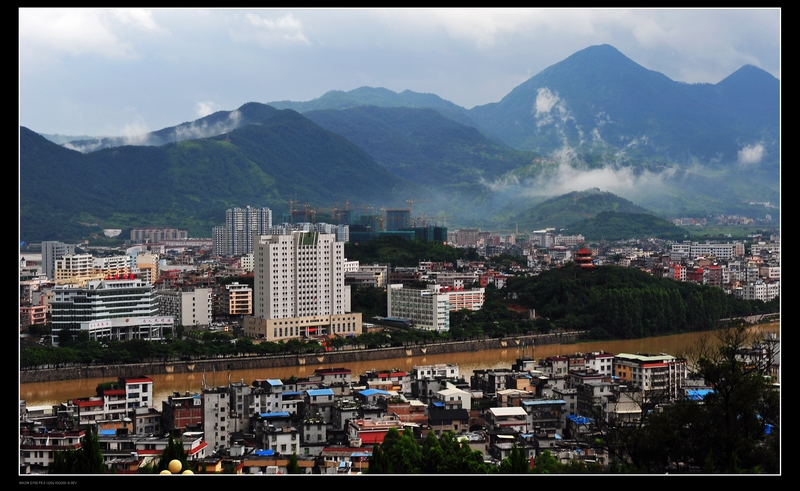 安溪縣城雨後隨拍