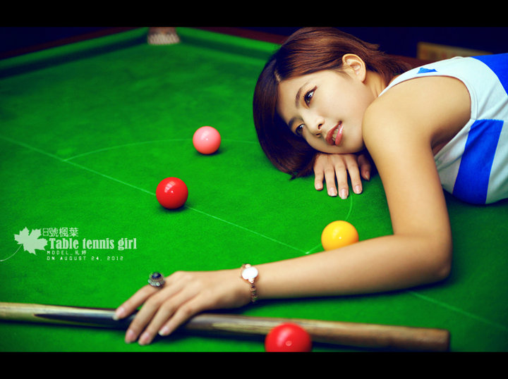 Table tennis girl