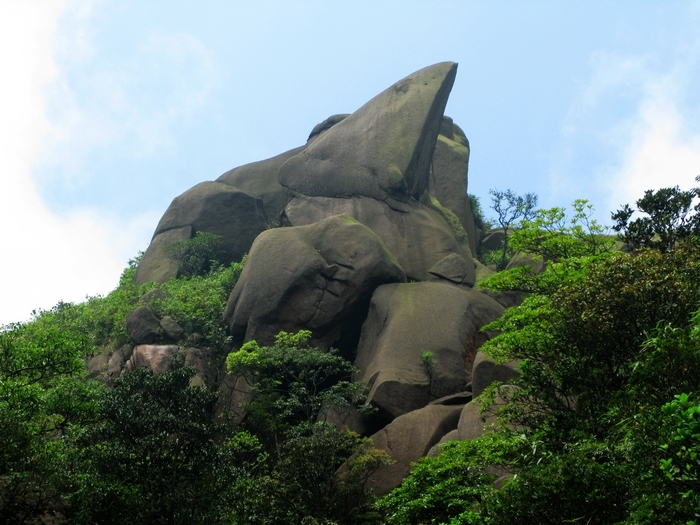 電白鵝凰嶂至陽春仙湖循跡原始的山溝_腳印_ 樂途旅遊網_ 鵝凰嶂旅遊