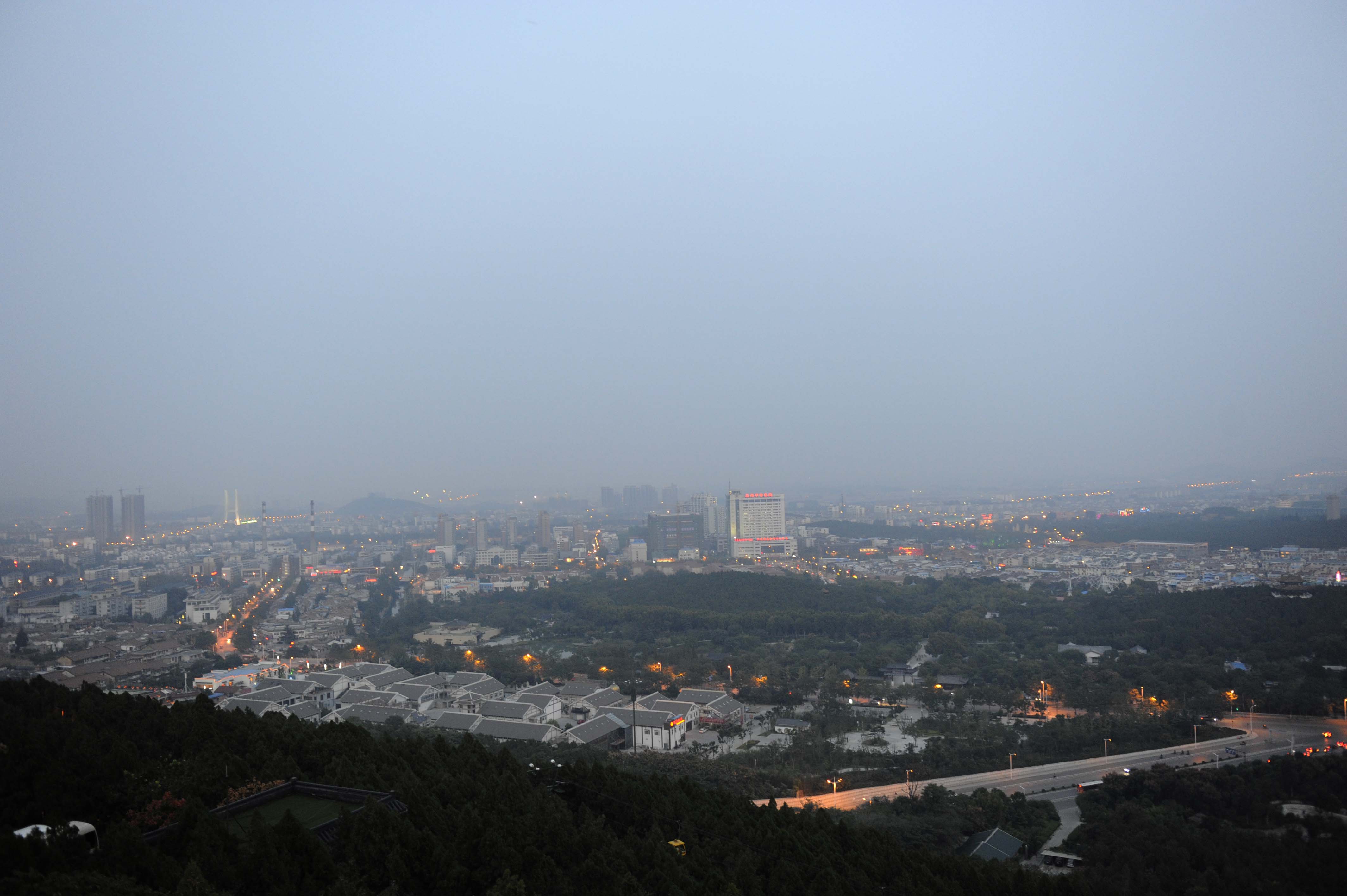 徐州市鸟瞰图