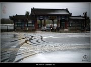 风寒雪路（醉墨遇北京2012年第一场冬雪）
