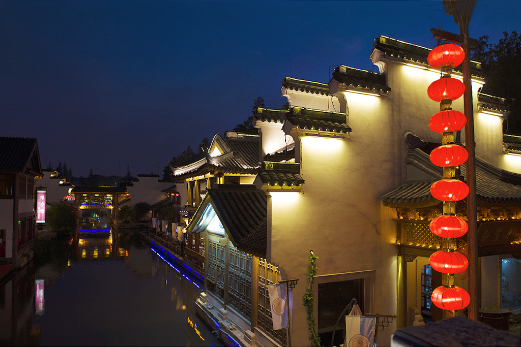 南京風光——水街夜景