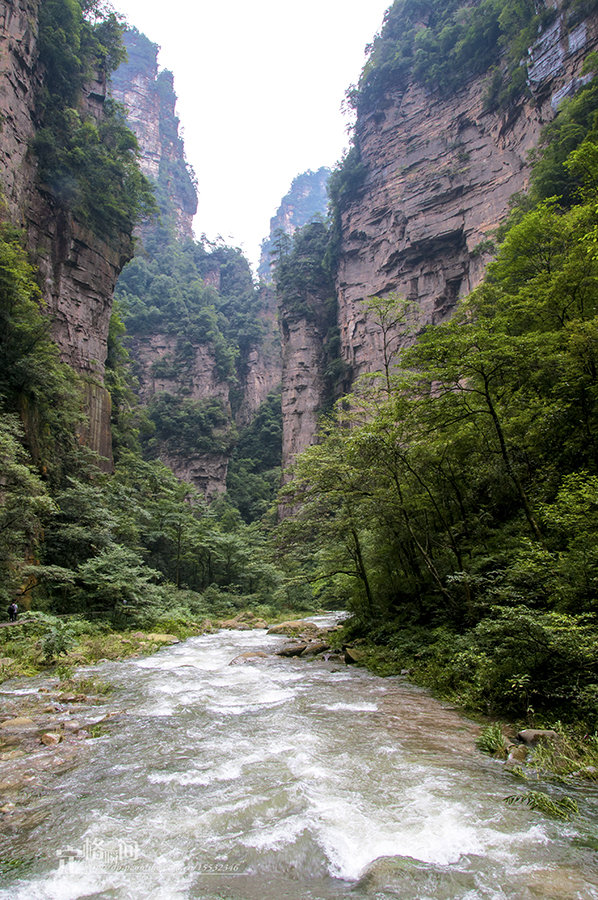 张家界一线天景区图片