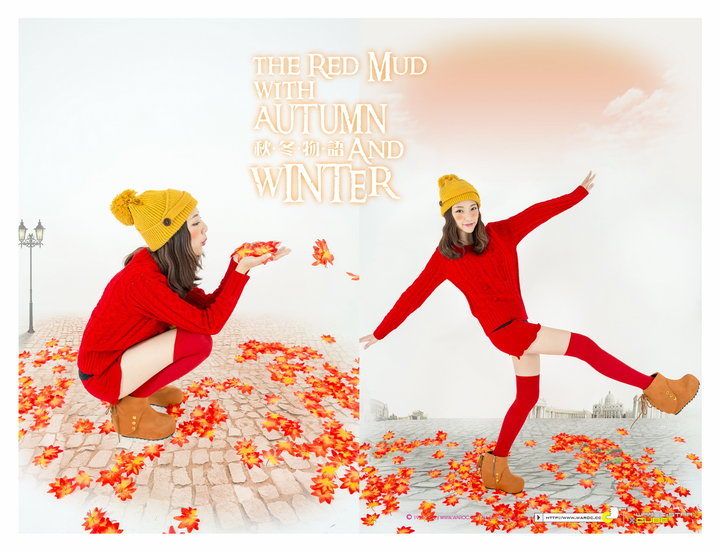 the red mud wiht Autumn and Winter + IVY