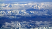 空中航拍新疆--冰川冰山