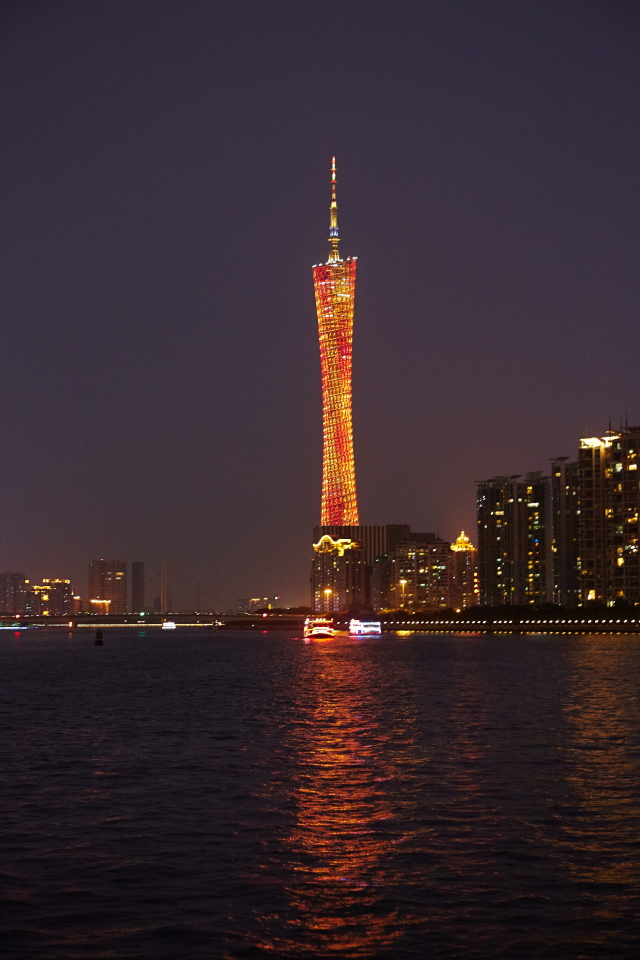 【珠江小蛮腰夜景摄影图片】广州市风光摄影