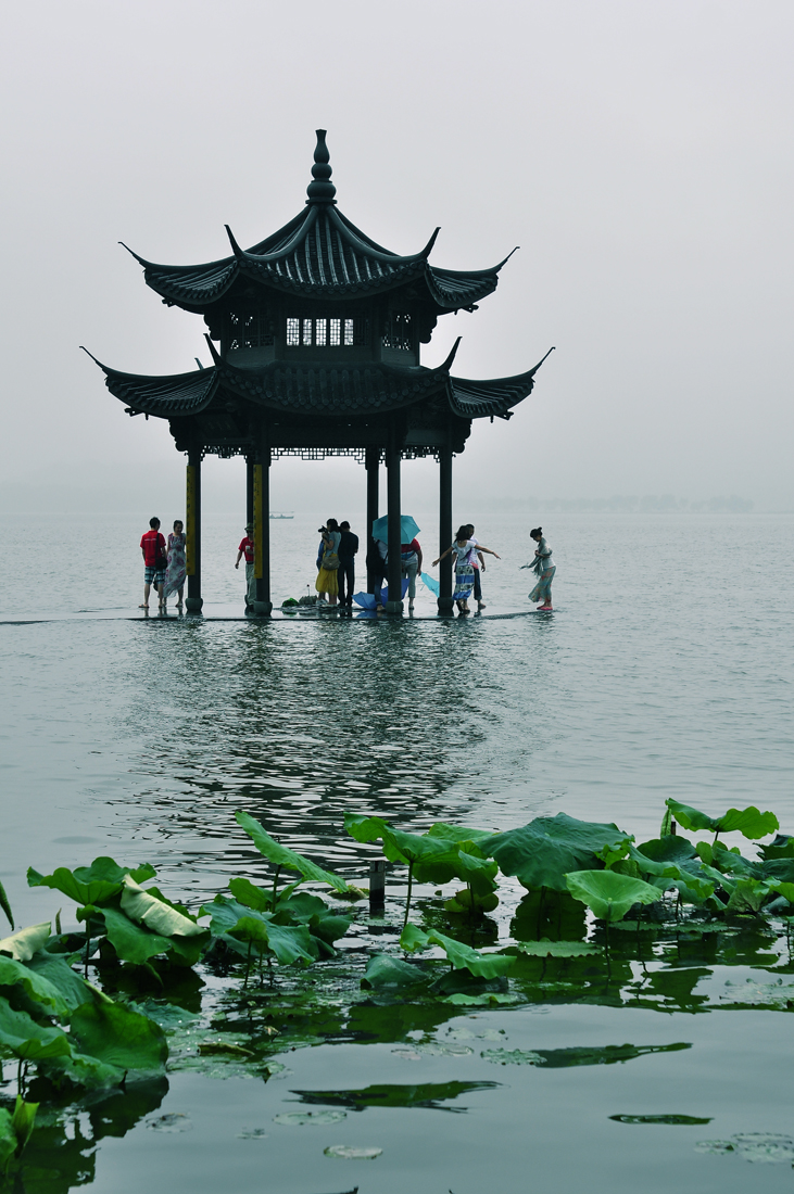 杭州西湖雨景图片大全图片