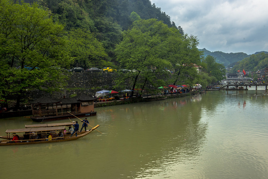 鳳凰古城沱江風情