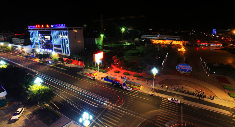 原平市夜景图片