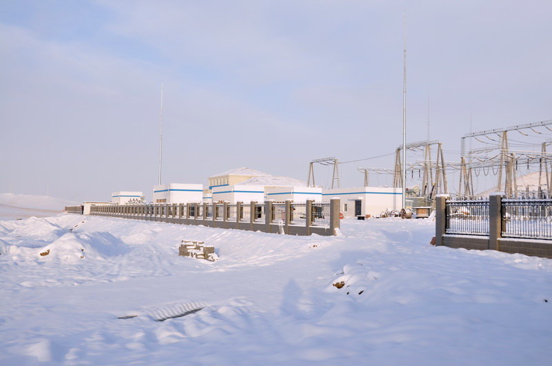 内蒙霍林河大雪