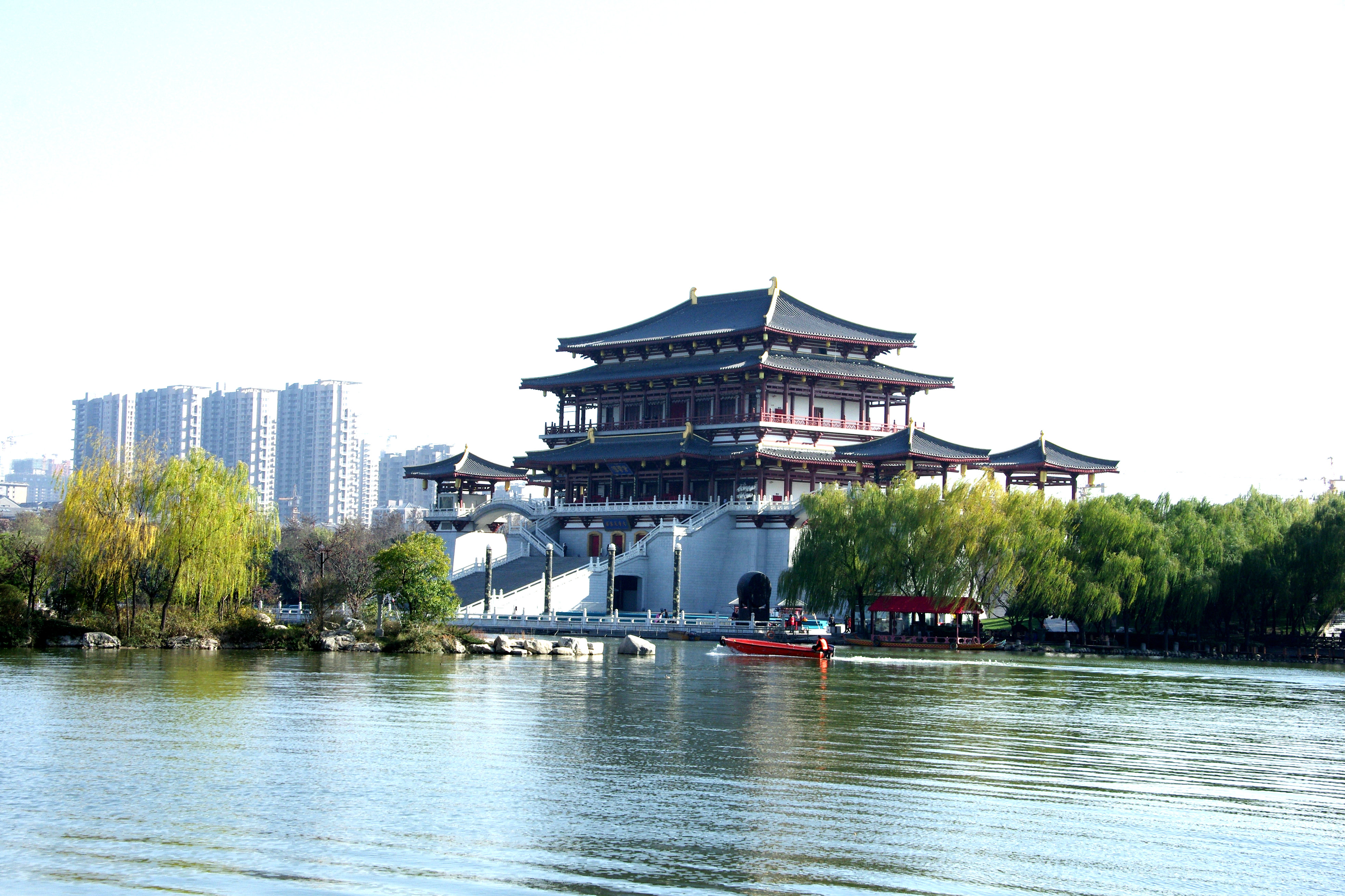 【今日無霾攝影圖片】西安大唐芙蓉園風光攝影_雲影山暉_太平洋電腦網