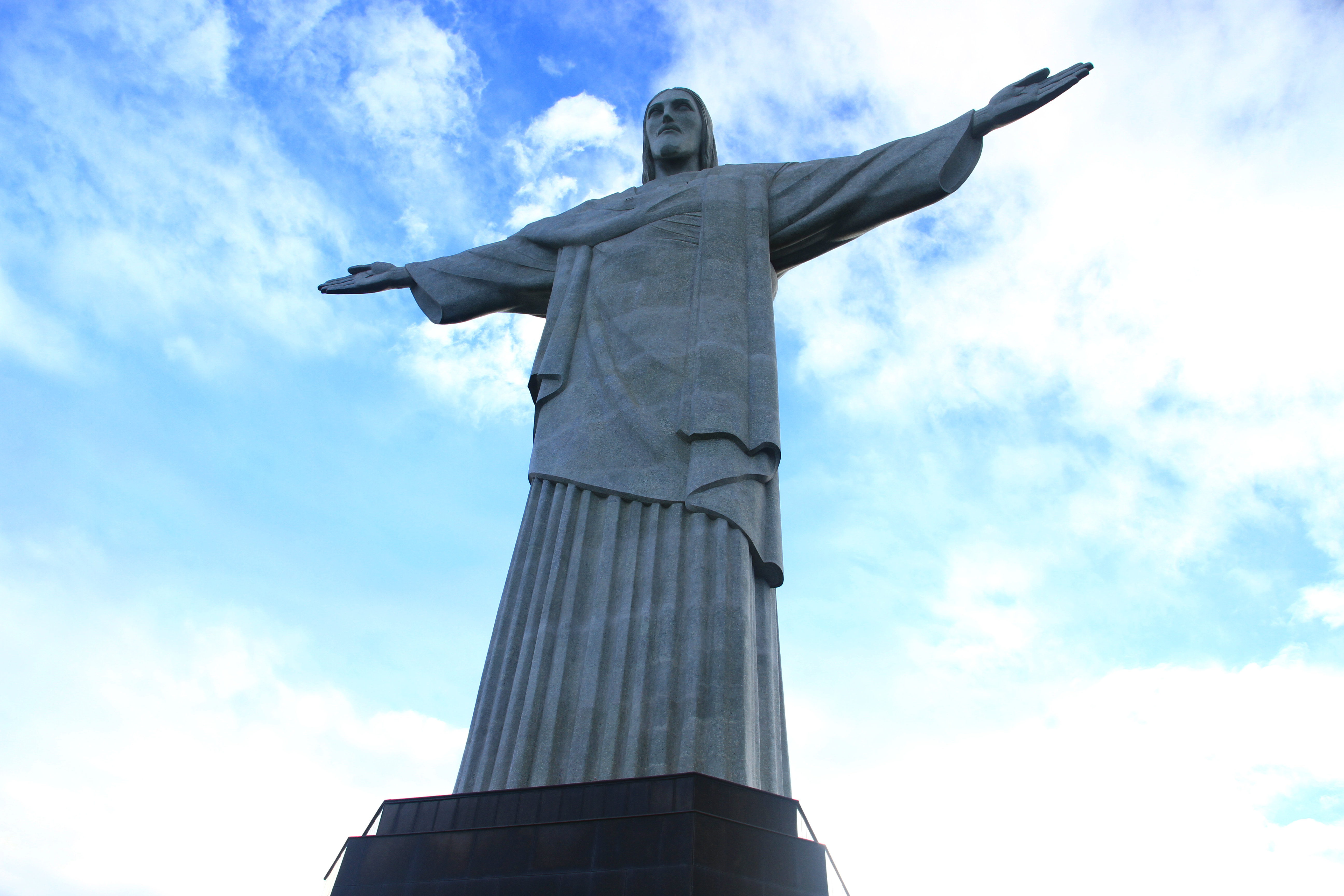 Christ The Redeemer Statue Cloud Brazil Rio De Janeiro Jesus Sunrise ...