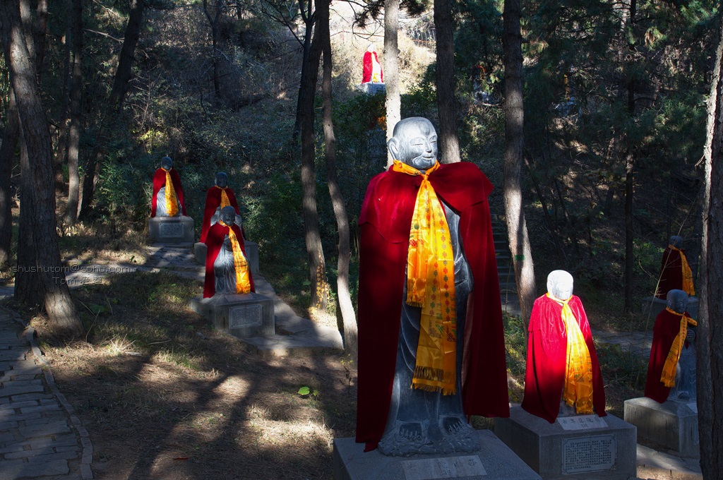 红螺寺全景扫描-五百罗汉园