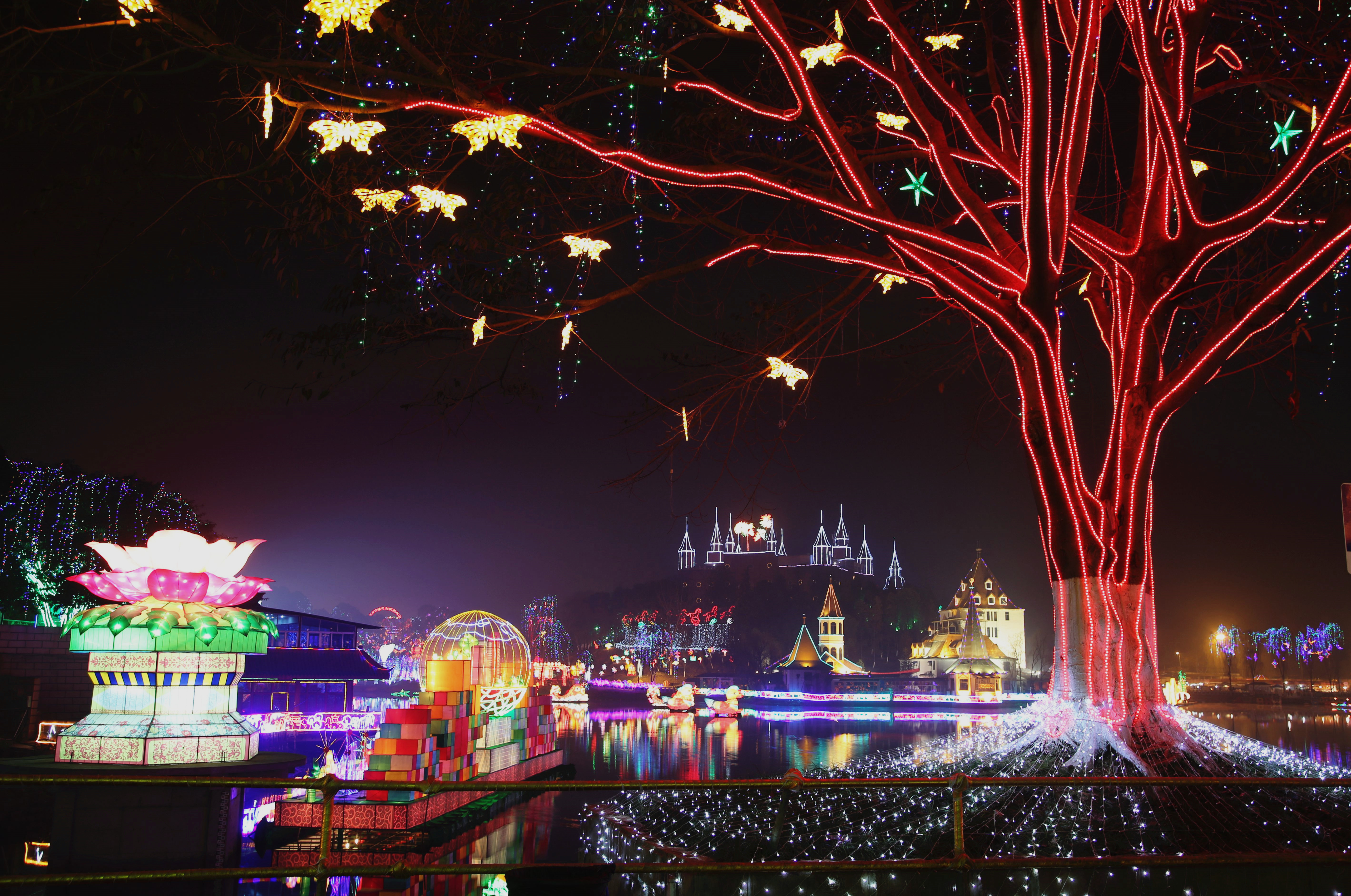 观马年山水园林灯会