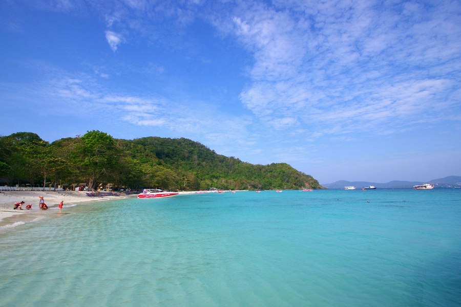 泰国珊瑚岛海滩