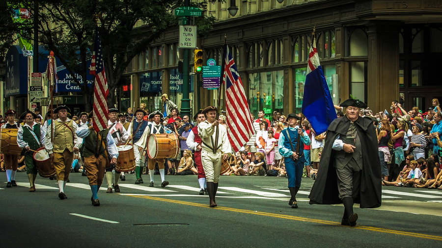 2009 July 4th Parade in Historic Philadelphia ()