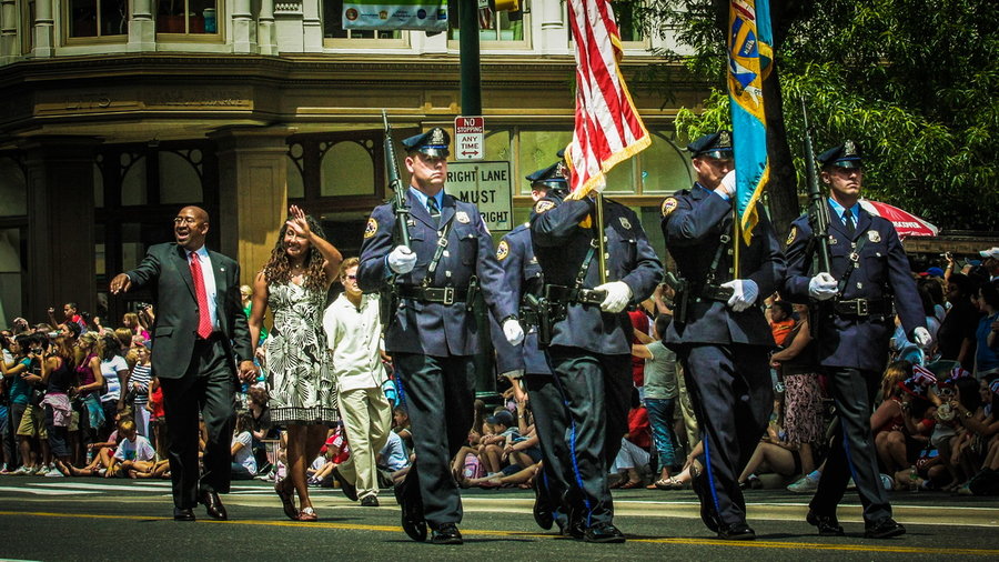 2009 July 4th Parade in Historic Philadelphia ()