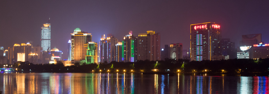 【南湖夜景攝影圖片】南寧市南湖公園風光旅遊攝影_太平洋電腦網攝影