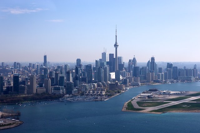 Birdview of Toronto Downtown