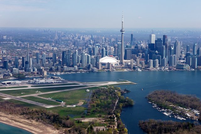 Birdview of Toronto Downtown