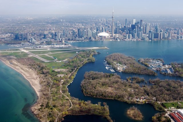 Birdview of Toronto Downtown