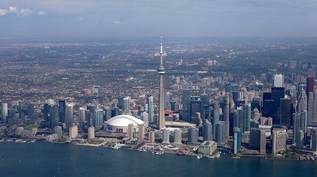 Birdview of Toronto Downtown