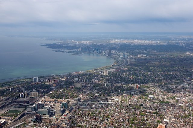 Birdview of Toronto Downtown