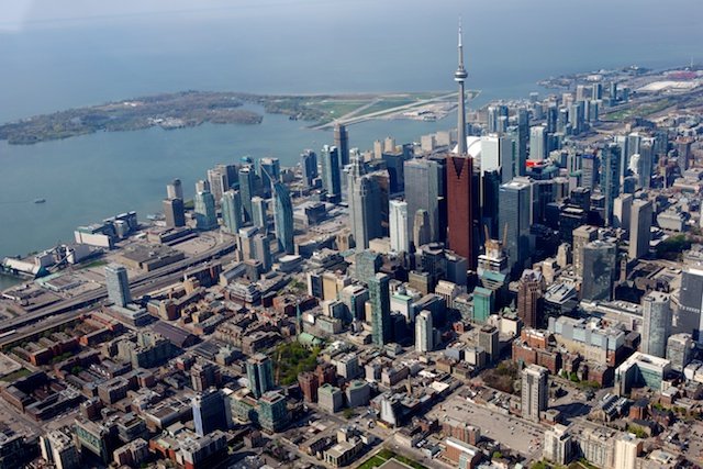 Birdview of Toronto Downtown