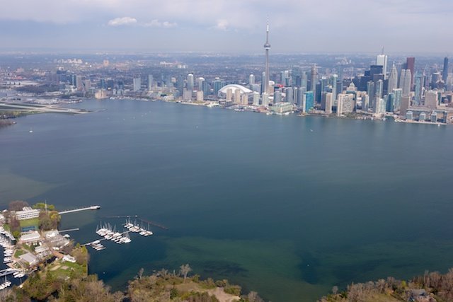 Birdview of Toronto Downtown