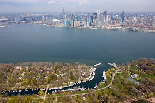 Birdview of Toronto Downtown