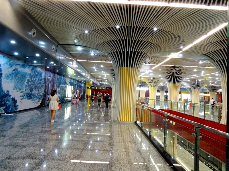重庆轻轨站台图片