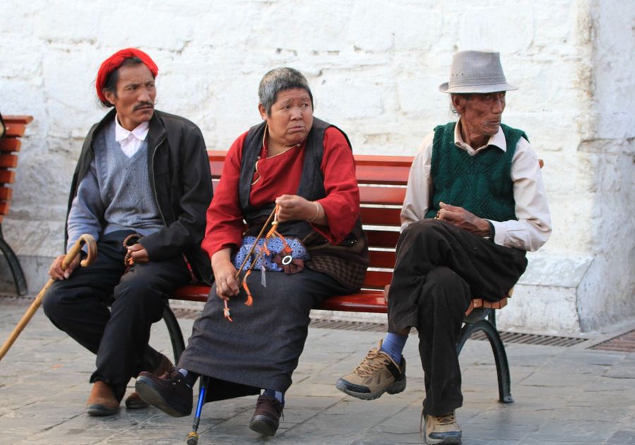 People on the bench,1st