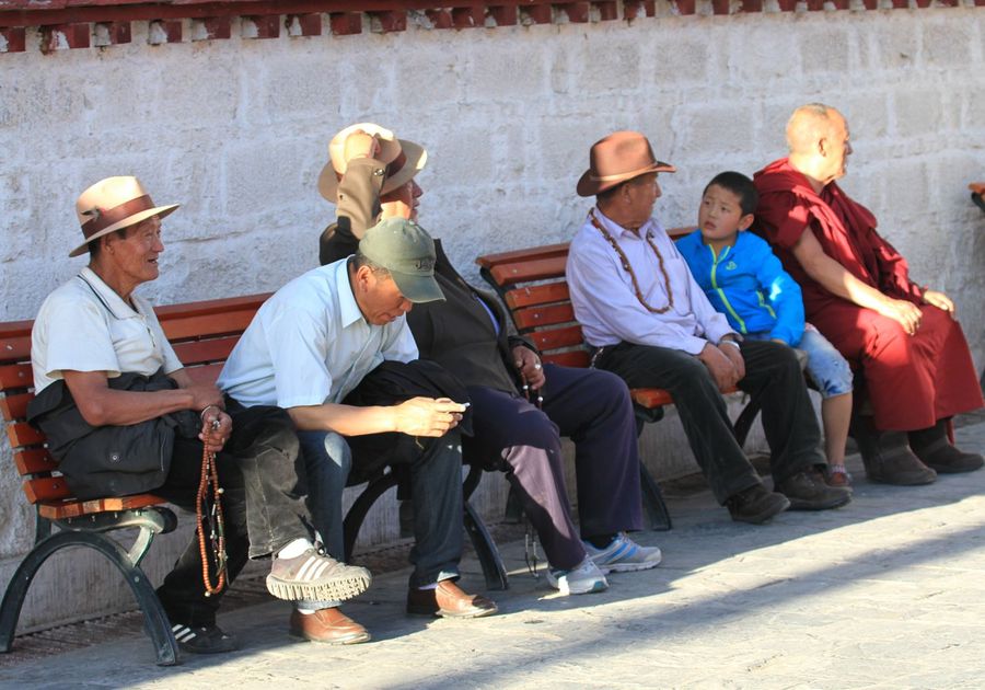 People on the bench,1st