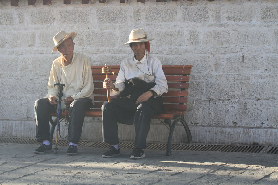 People on the bench,1st