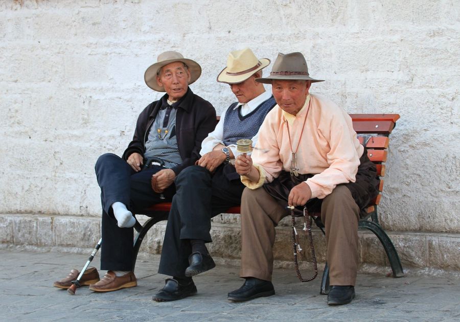 People on the bench,1st