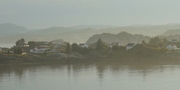 挪威峡湾的晨曦