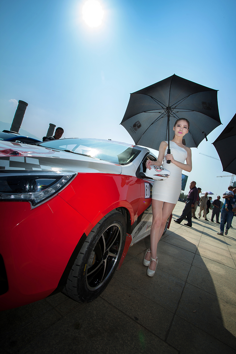 2014欧斯塔克杯湖南汝城中国汽车拉力赛美女模特