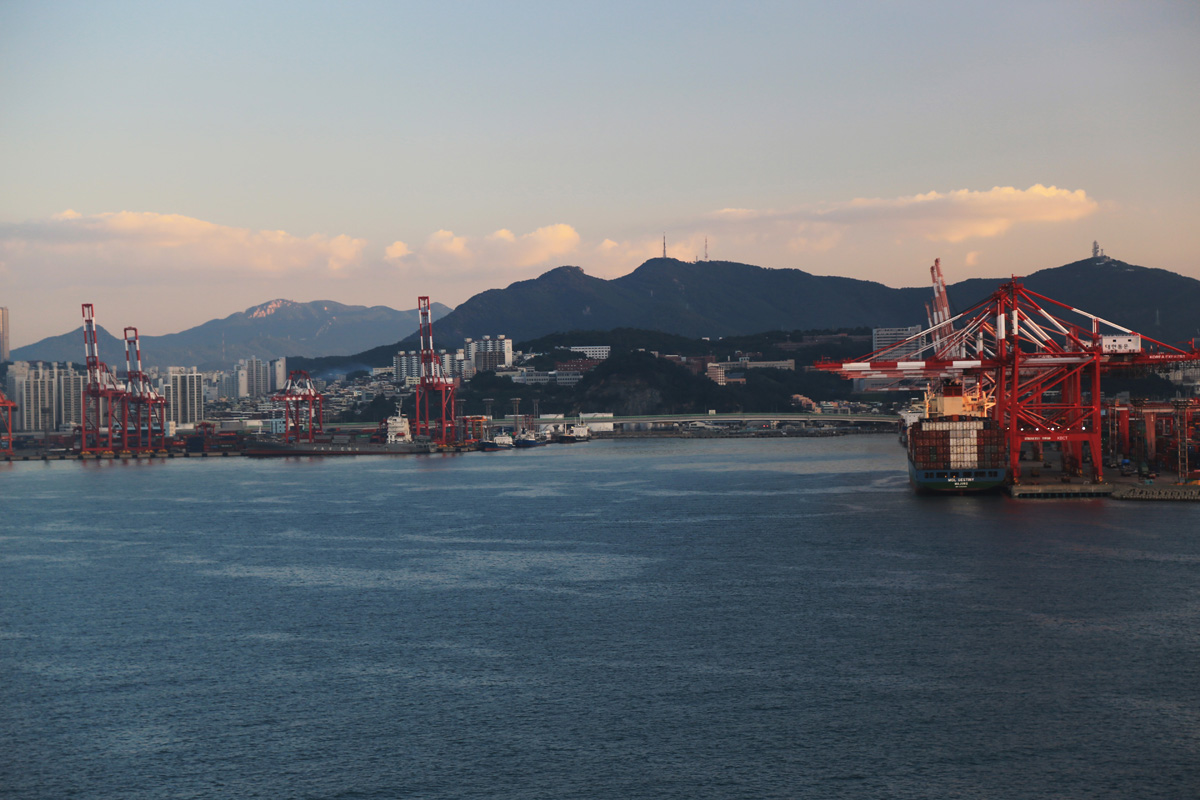韩国群山港图片