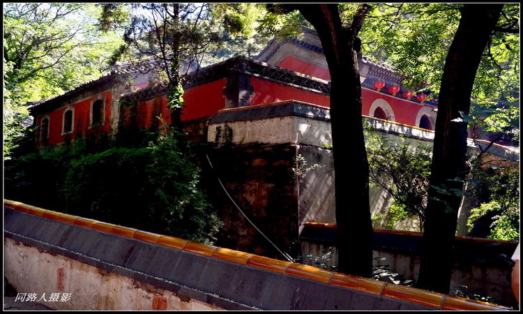 北京大觉寺航拍图片