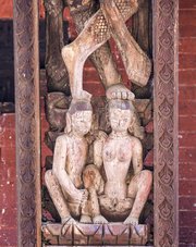 尼泊尔木雕