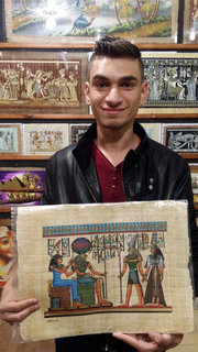纸莎草画-埃及古文明的活化石