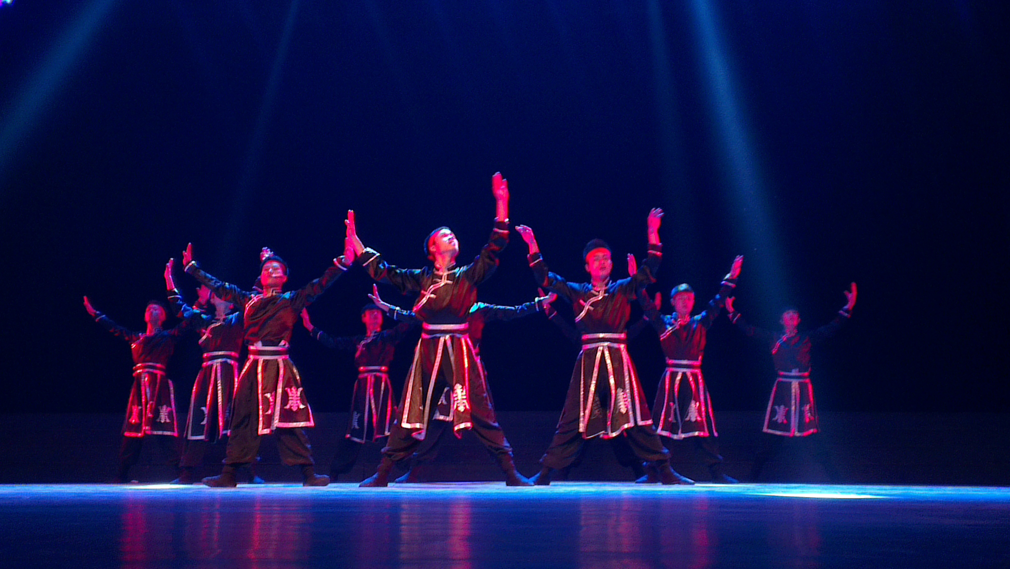 蒙古舞出场队形图片