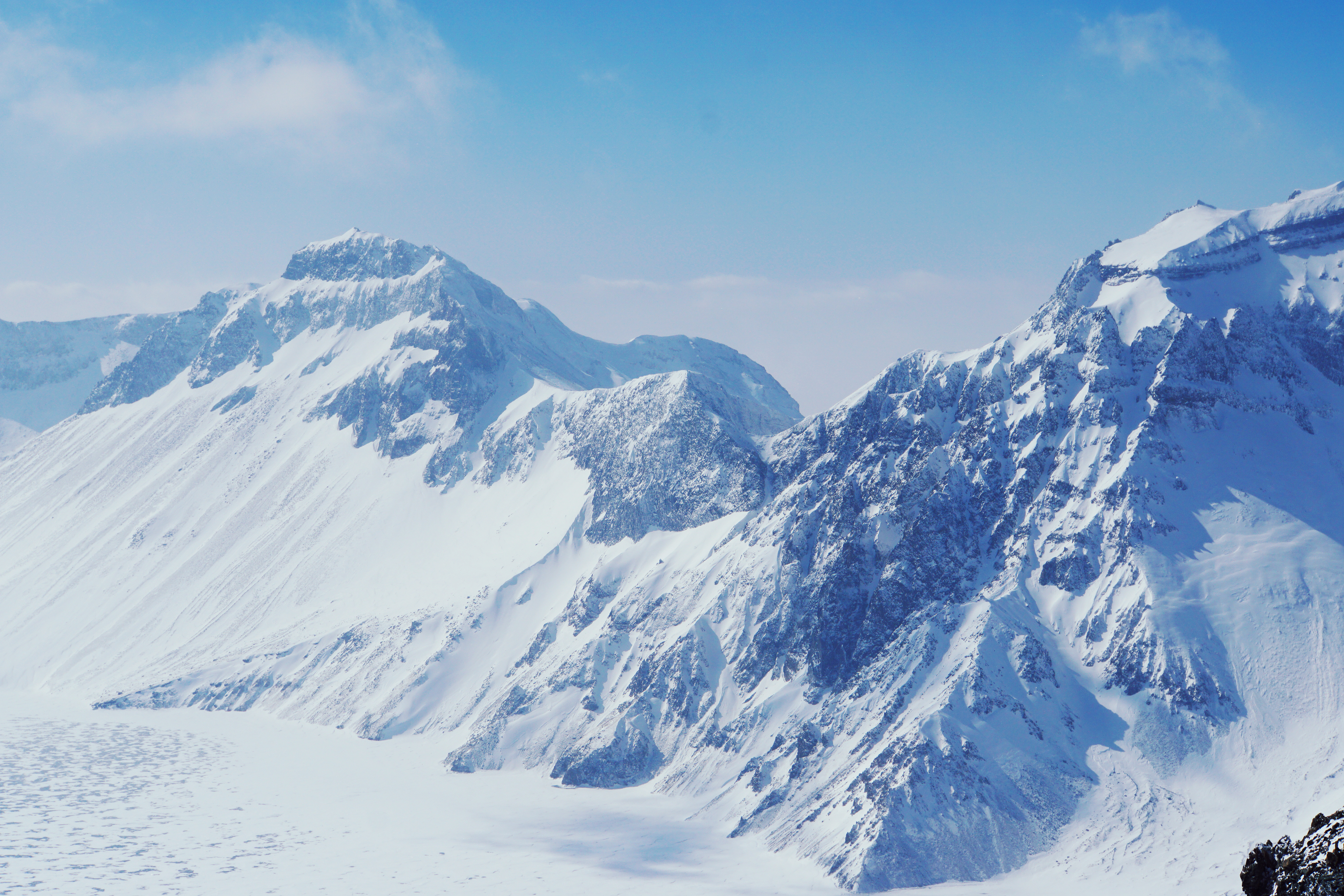 长白雪山壁纸图片