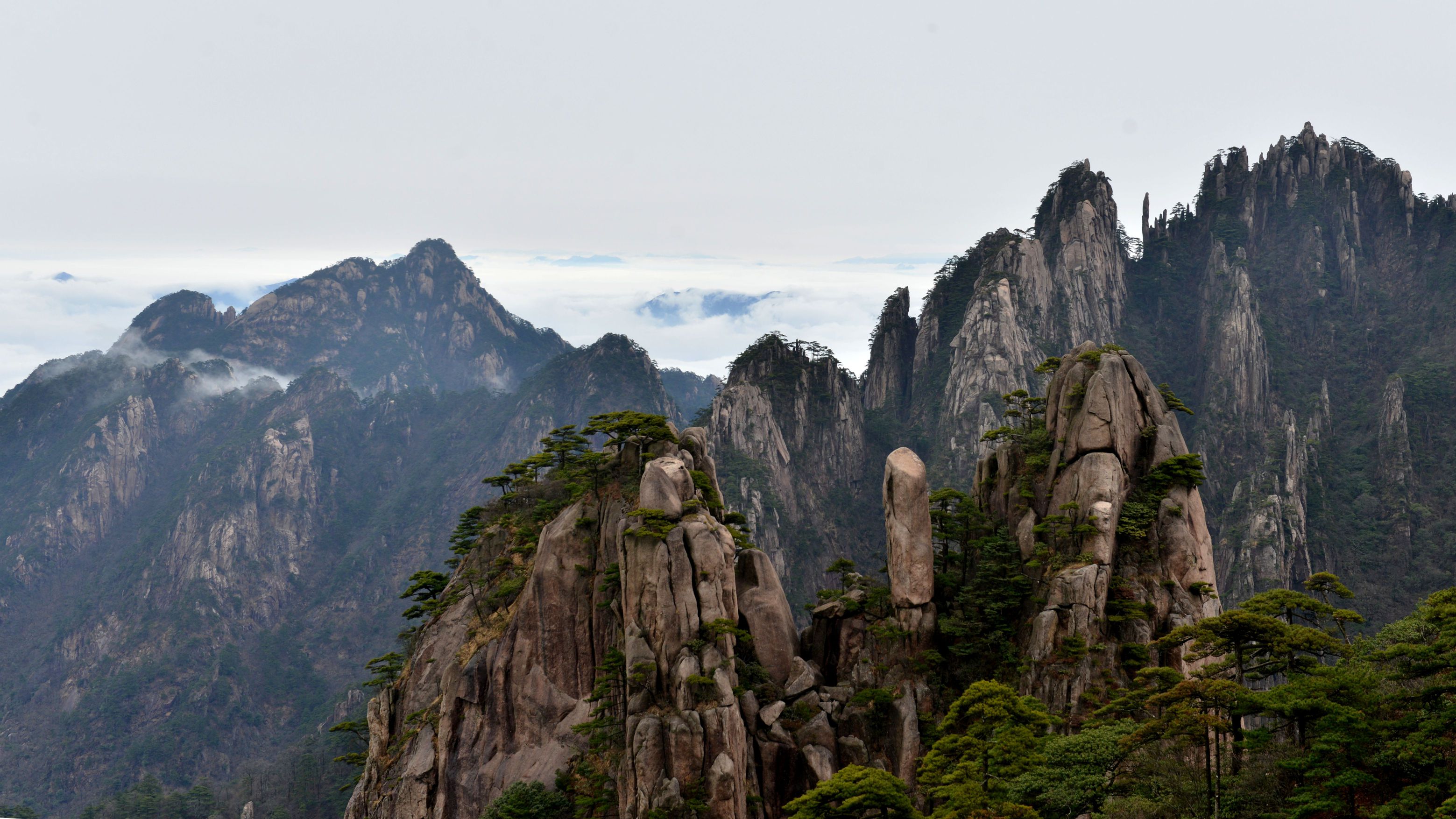 黄山芙蓉谷风光图片