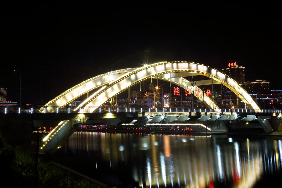 惠阳淡水夜景图片