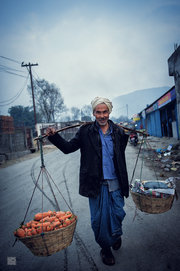 尼泊尔——清晨的菜市场