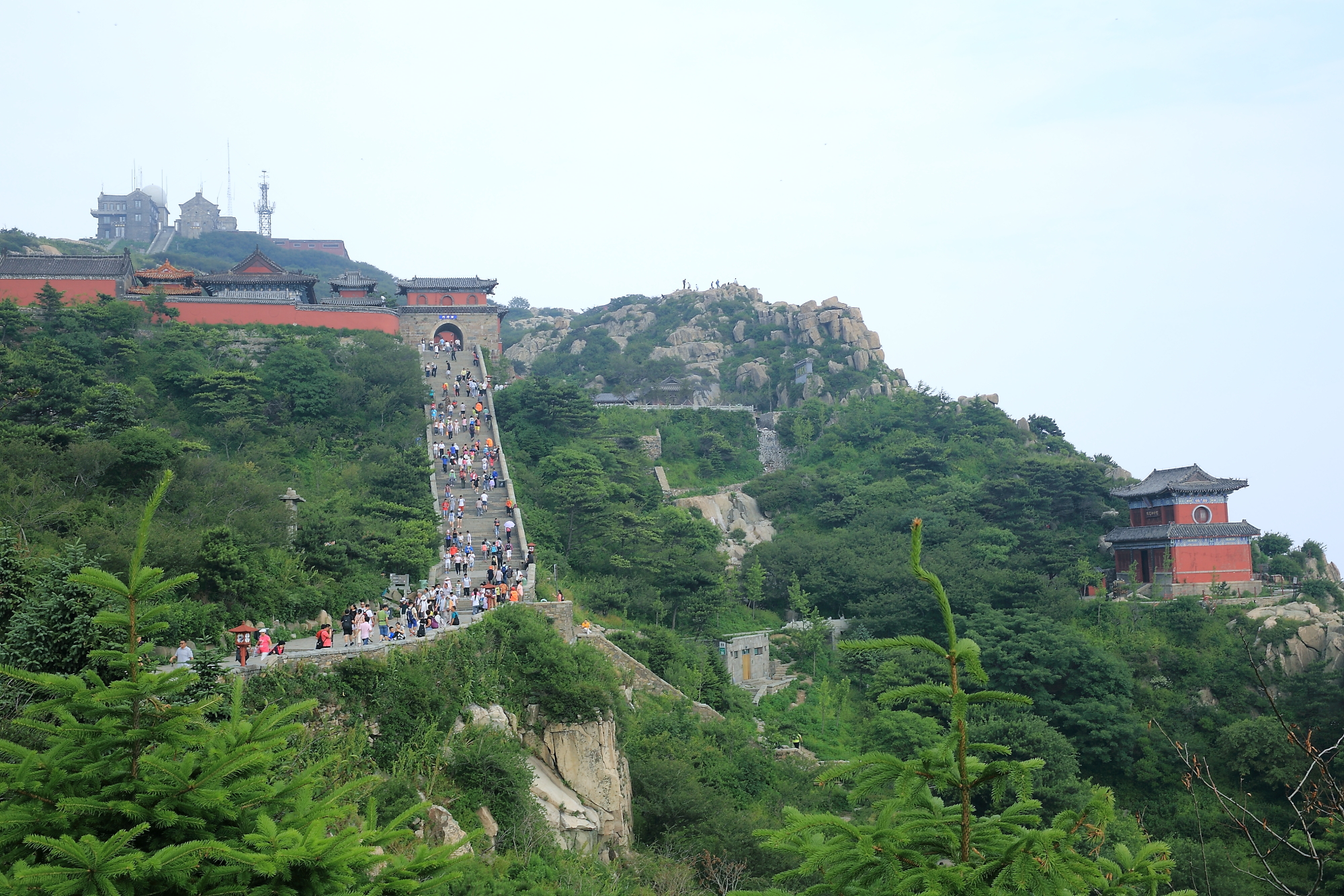 双龙会泰山照片图片